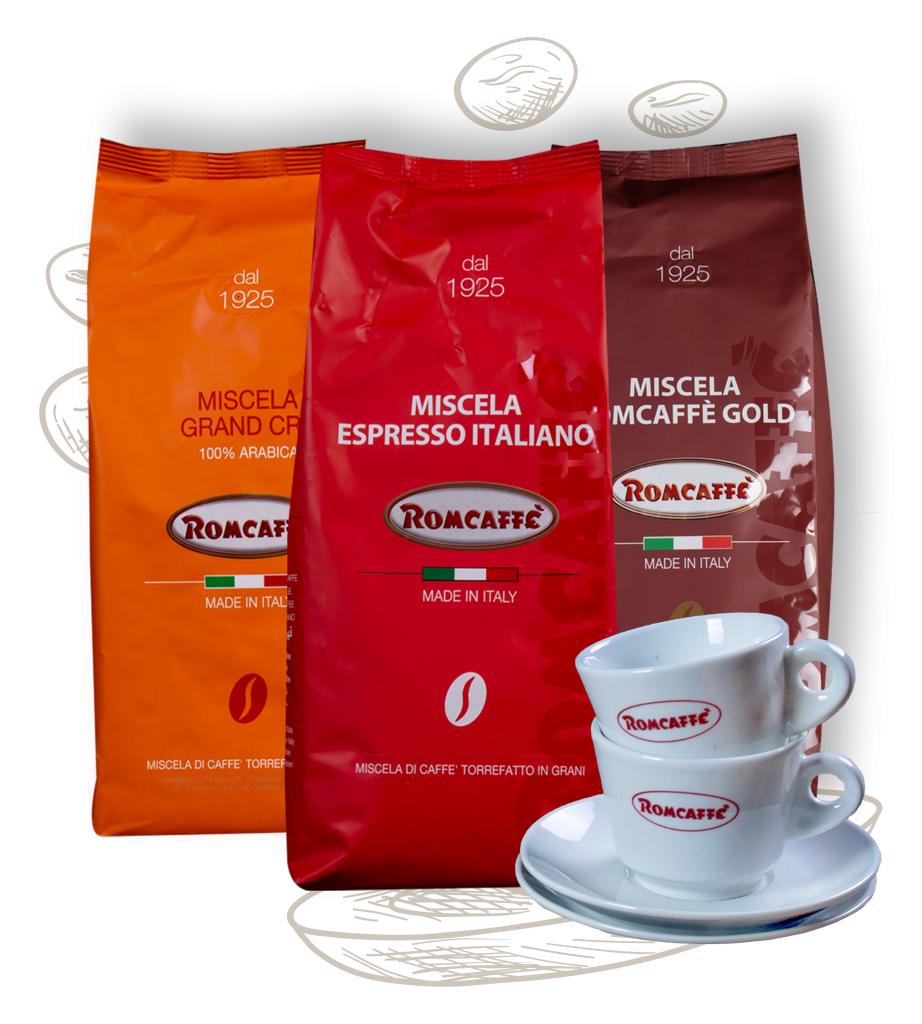 Koffiebonen proefpakket van Romcaffè